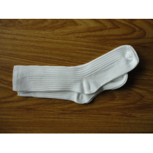 White Cotton Children School Students Socks
